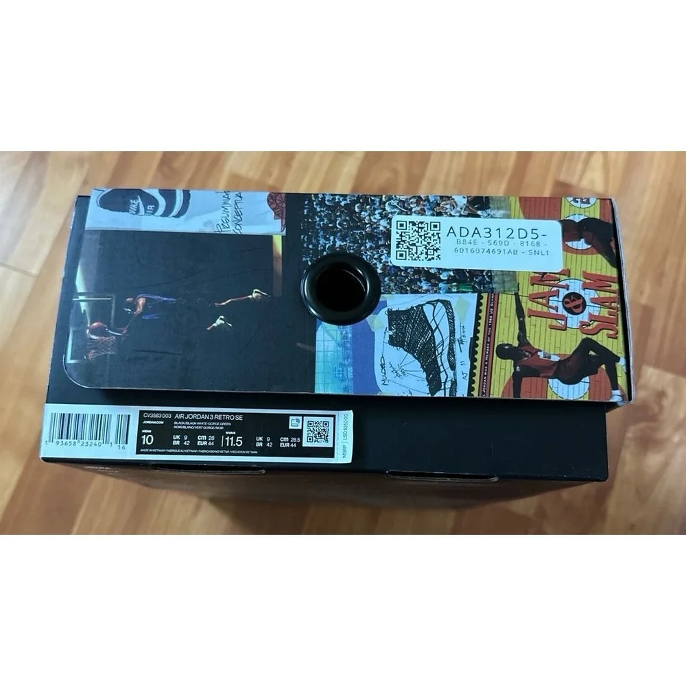 Air Jordan Retro empty shoe Box